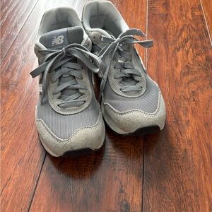 New Balance Charcoal and Light Gray Sneakers